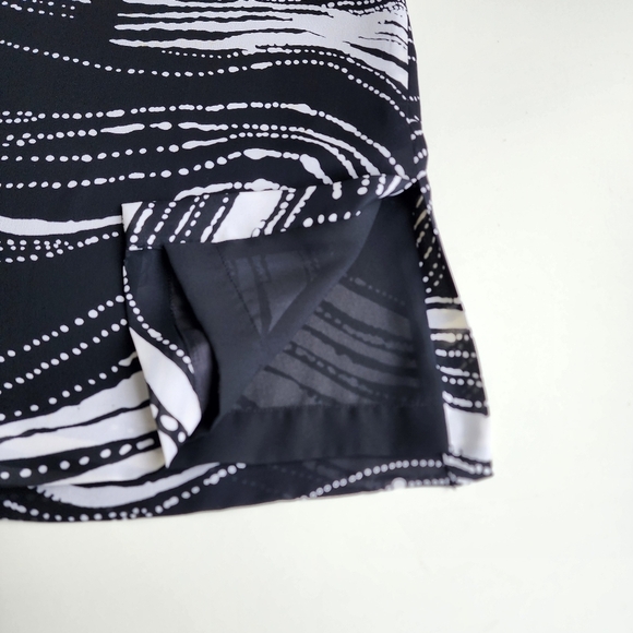 Knee-length Black and White Pencil Skirt for Cocktail - Picture 11 of 11